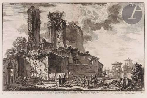 Giambattista Piranesi (1720-1778)Veduta dell’ avanzo del Cas...