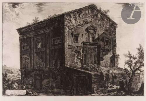 Giambattista Piranesi (1720-1778)Veduta del Tempio delle Cam...