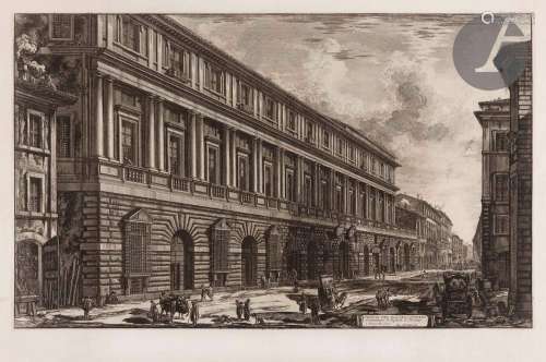 Giambattista Piranesi (1720-1778)Veduta del Palazzo Stopani ...