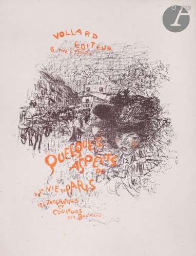 *Pierre Bonnard (1867-1947)Couverture pour Quelques aspects ...