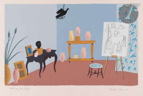 Jean Hugo (1894-1984) (d’après)L’Atelier. Vers 1970-1980. Po...