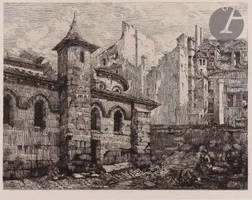 Gabrielle Niel (1831-1919)Saint-Julien-le Pauvre ; Ruines de...