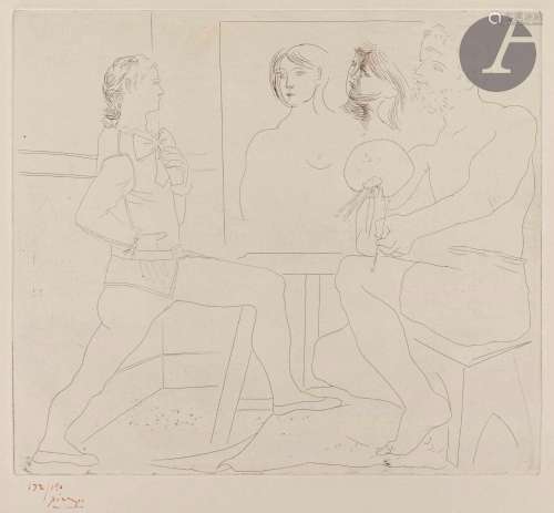 Pablo Picasso (1881-1973)L’Atelier. 1927. Eau-forte. 393 x 3...