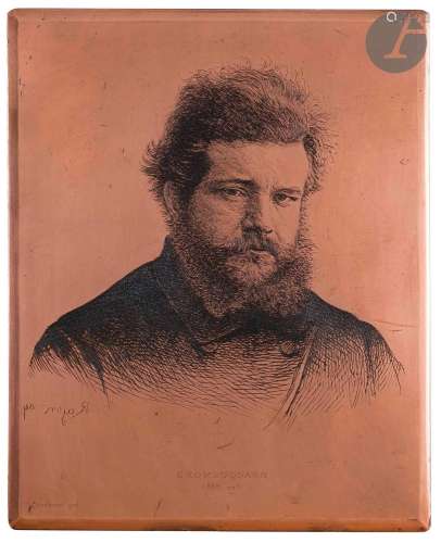 Paul Rajon (1843-1888)Bracquemond en 1868. Vers 1873. Cuivre...
