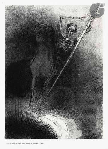 Odilon Redon (1840-1916)Apocalypse de Saint Jean. 1899. Lith...