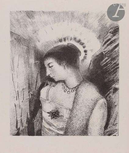 Odilon Redon (1840-1916)Voici la Bonne-Déesse, l'idéenne des...