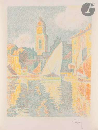 Paul Signac (1863-1935)Saint-Tropez (le port). 1897-1898. Li...
