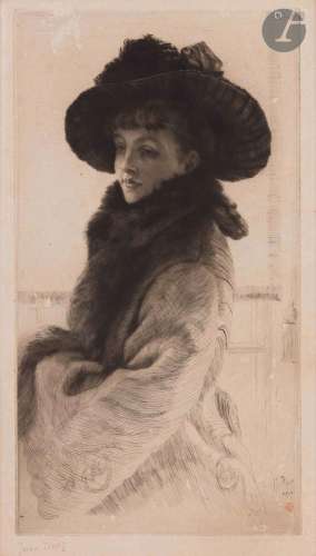 James J.-J. Tissot (1836-1902)Mavourneen, ou Portrait de Kat...