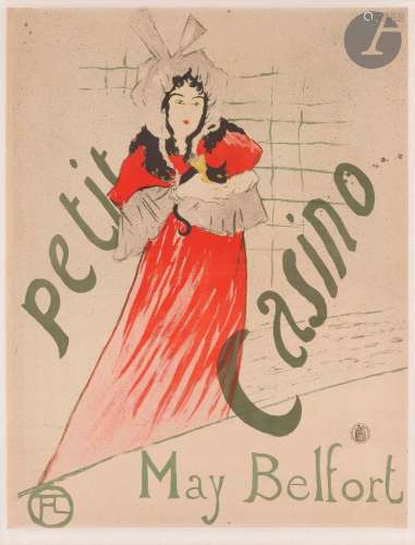 Henri de Toulouse-Lautrec (1864-1901)May Belfort (Petit Casi...