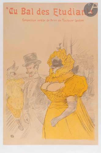 Henri de Toulouse-Lautrec (1864-1901)Au Bal des Étudiants. 1...