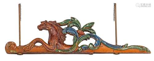 Wooden carved decoration