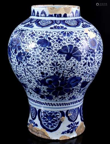 Earthenware vase