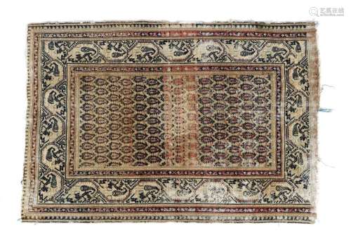 Hand-knotted Kazak carpet