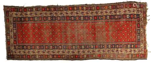Hand-knotted oriental runner