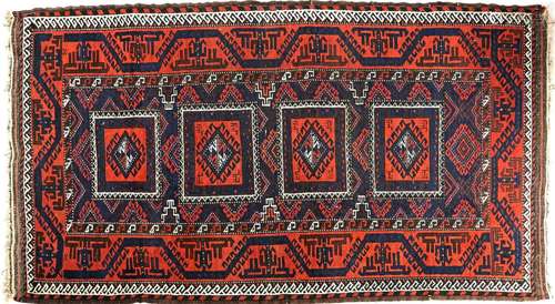 Hand-knotted oriental carpet