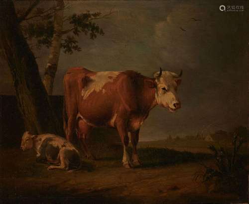 VERBOECKHOVEN Eugène (1798-1881) attribué à<br />
Une vache ...