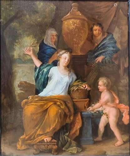 Attribue à ELLIGER II Ottmar (1666 - 1732)<br />
Cérès<br />...