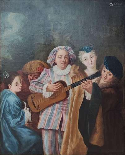 École française du XVIIIe siècle, d'après WATTEAU Antoine (1...