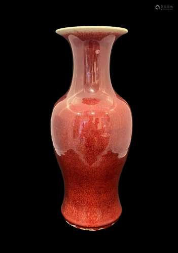 CHINE, Fin XIXème ème siècle<br />
- Grand vase de forme bal...