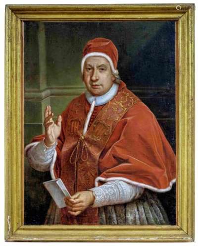 Bildnis des Papstes Pius VI., Römischer Portraitmaler des 18...