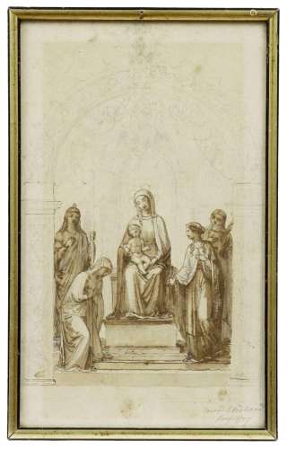 Eberhard, Konrad: Maria mit Kind und Heiligen