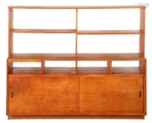Beech wood wall cabinet