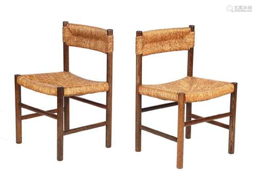 2 wenge wood chairs