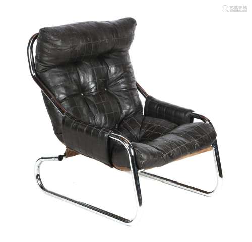Chromed armchair