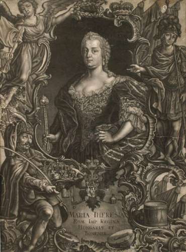Bildnis Maria Theresia mit Husar