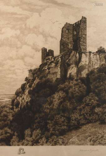 Albrecht Bruck, Burgruine