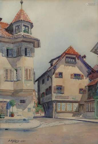 Gunnar Mauritz Widforss, Straßenszene