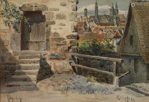 Otto Wiegk, Stiller Winkel in Rothenburg