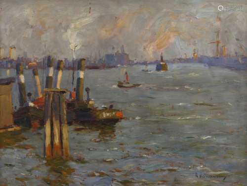 Reinhard Heinemann, Hamburger Hafen