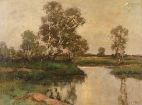 Otto Wild, "Landschaft bei Lilienthal, Worpswede"