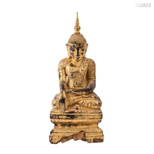 Figur des Buddha. BURMA, 19. Jh.,