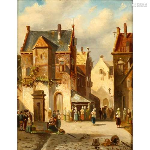 LEICKERT, CHARLES (1816-1907, belgischer Maler), "Markt...