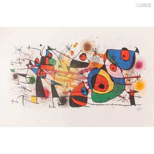 MIRÓ, JOAN, nach (1893-1983), „Céramique (La fête, grand com...