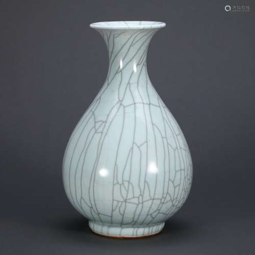 A 'GE' PEAR-SHAPED VASE