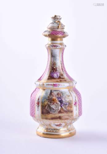 Perfume bottle KPM around 1800