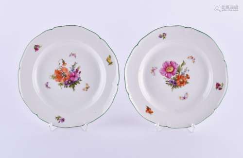 2 plates KPM 18th century