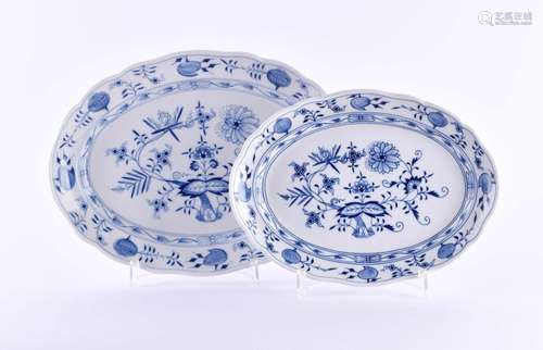 2 offer plates Meissen