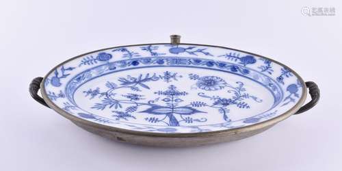 Offering plate with heating device city of Meissen-Teichert