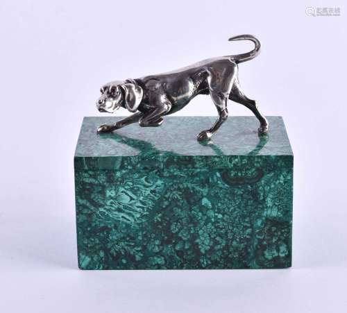 Malachite lid box Russia