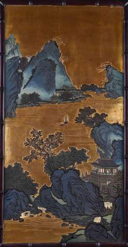 Lacquer painting China