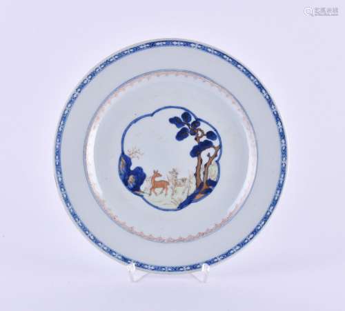 Plate China Qing dynasty export porcelain