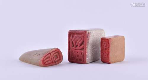 A group of Shoushan - stone seals China