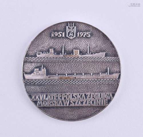 Medal Poland 25 years Dampfschiff-Kompanie Stettin