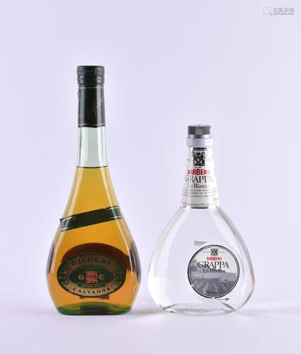 1 bottle Grappa & 1 bottle Calvados