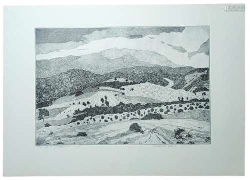 Federica Galli (1932 - 2009)Grande paesaggio sui Pirenei, 19...