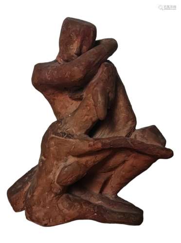 Annibale Zucchini (1891 - 1970)Figura con animale